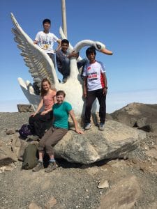 What else do you want after a 1km height gain? A concrete swan of course!